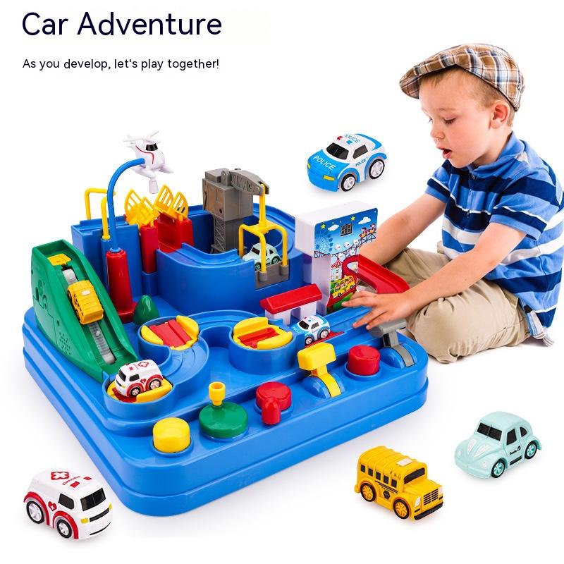 Crianças brinquedos de carro educacional para meninos pista