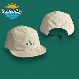 Chapéu De Praia Dia De Secagem Rápida Baseball Com Aba Curta Plana Para Mulheres Passeio Homens Viseira Casual Snapback Gorras