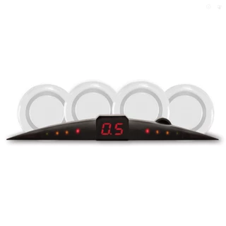 Sensor De Estacionamento Positron PS220 Branco 19mm Universal Com Detecção Precisa De Obstáculos