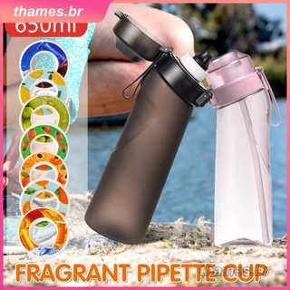 [vagem De Sabor Livre] 650ml Airup Water Bottle Garrafa De Água De Ar De Garrafa De Água Com Açúcar 0 Ka Garrafa De Sabor Bpa Grátis Com Alça Esportiva Tritan, Garrafa De Água Com Palha