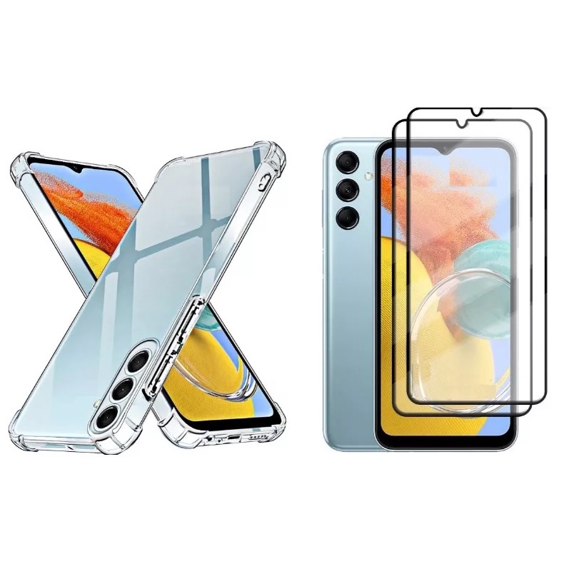 Capa Capinha Anti Impacto + Película 3D Para Samsung M14