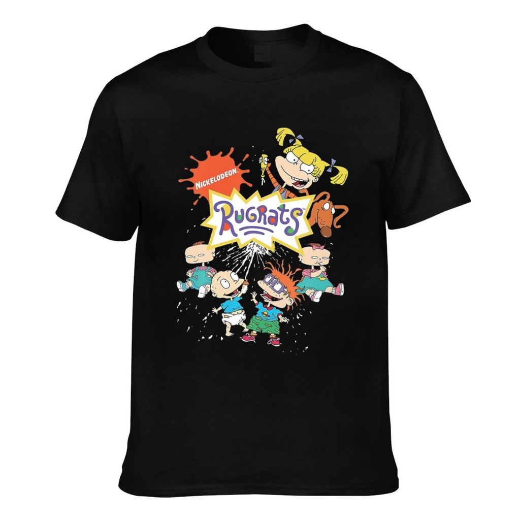 Camiseta Estilo Frio Nickelodeon Rugrats Retrato De Personagem Completo Moda Masculina Shopee 6342