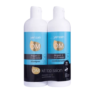 Kit Yenzah Om Top Salon Com Shampoo E Condicionador 2x500ml
