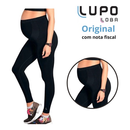 Calça legging best sale gestante loba lupo