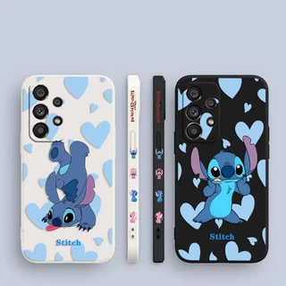 Koala Stitch Love Heart Side Caixa De Telefone Impressa Para Samsung Galaxy A90 A80 A73 A72 A71 A70 A60 A54 A53 A52 A51 A50 A30 S A42 A40 A34 A33 A32 A32 A31 A30 A24 A23 5G