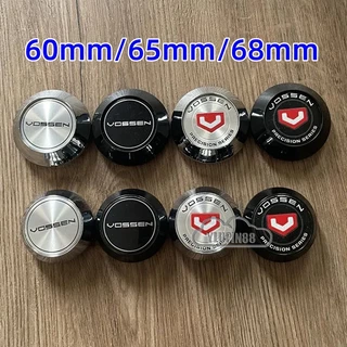 4pcs 60 65 68mm Estilo De Carro Vossen Wheel Hub Center Capa De Roda Aros Esportivos Hubcap OZ De Corrida Decorativa