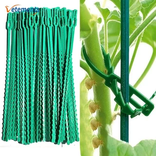 10Pcs Fitas Plásticas Reutilizáveis De Fixação De Hastes De Vegetais/Vinhas De Plantas Com Flores Ajustáveis Gravatas/Acessórios De Jardim Doméstico