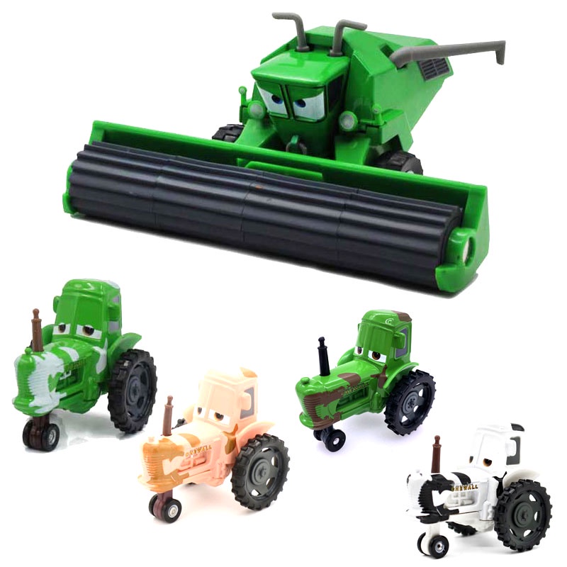 Pixar Cars 2 3 Relâmpago McQueen Trator De Vaca Frank Harvester Metal