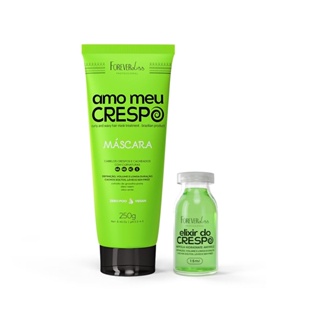 Kit Máscara Hidratante+Ampola Cabelos Crespos Forever Liss