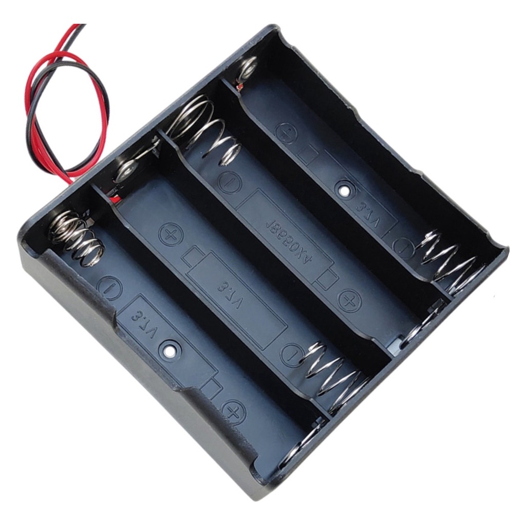 Support De Batterie Pour 4 Piles 18650 Ou 21700 - Permet Des Montages En Série Ou Parallèle, Pratique Pour Les Projets électroniques