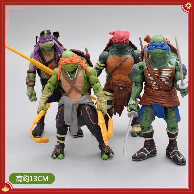 Clássico Ninja God Turtle figura de ação da Tartaruga Ninja Boneca Anime Brinquedos Infantis