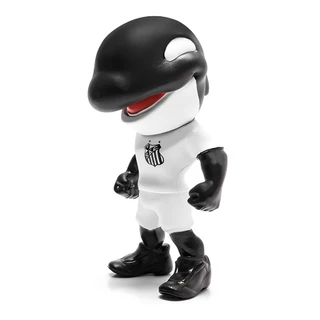 Mascote Baleia Oficial Santos Boneco Polo Art