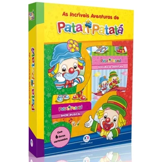 Box com 6 Minilivros Patati Patatá - As incríveis aventuras de Patati Patatá | Ciranda Cultural em Oferta na Shopee