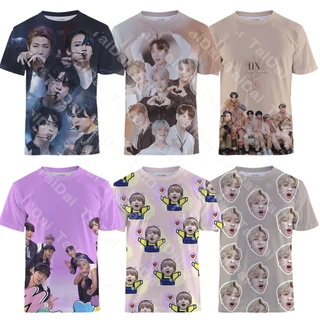 Camisa De Verão Bts Para Mulheres Bangtan Sonyeondan Tops cool