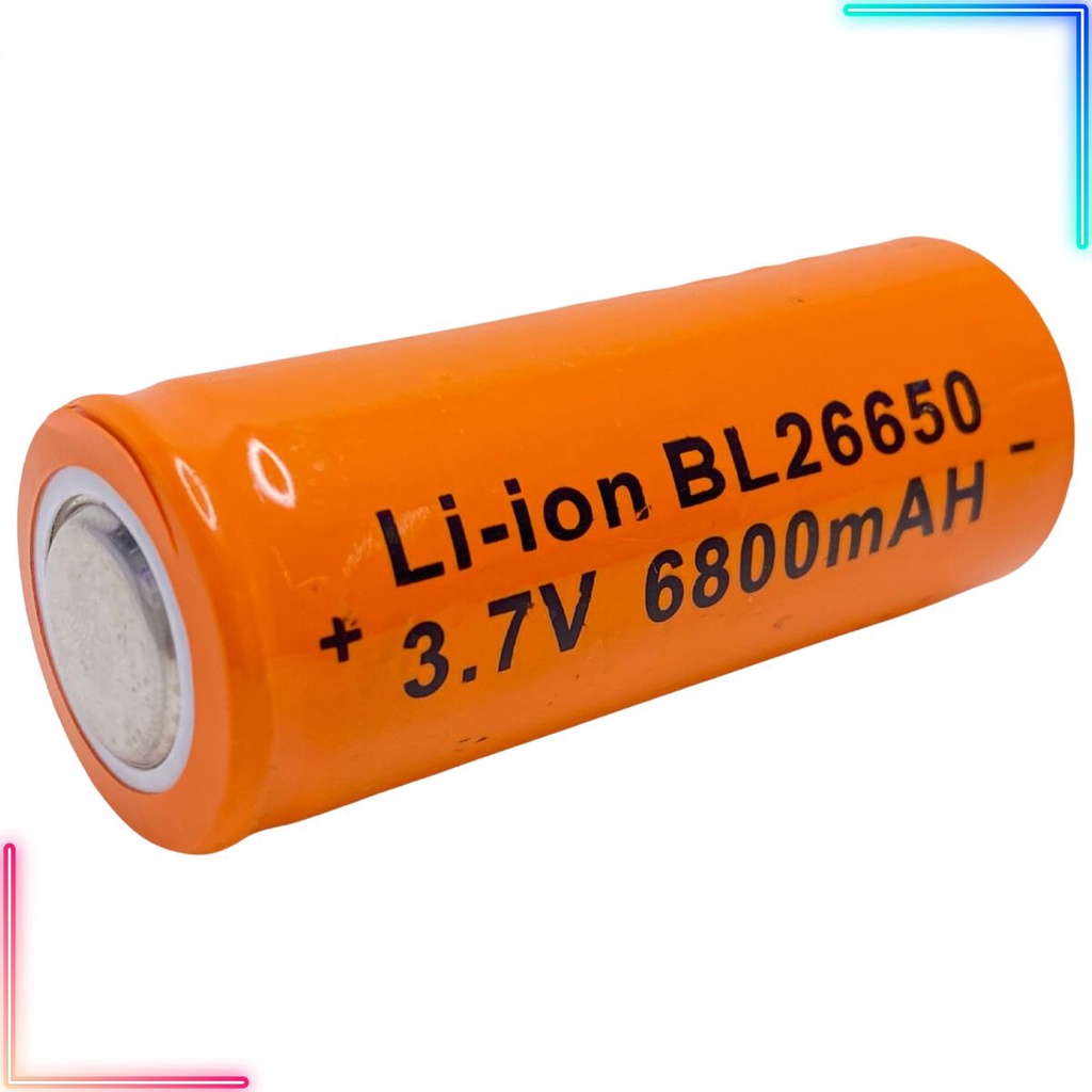 BATERIA LI-ION BL26650 3,7V 6800mAH LANTERNAS TÁTICAS X800, X1000, T9, X900