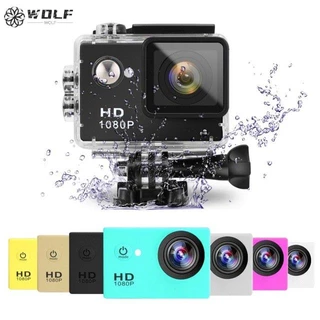 Camera go Pro Para Capacete WIFI À Prova D'Água Câmera Esportiva SJ4000 Kit de Viagem Ação DV 1080P [lobo]