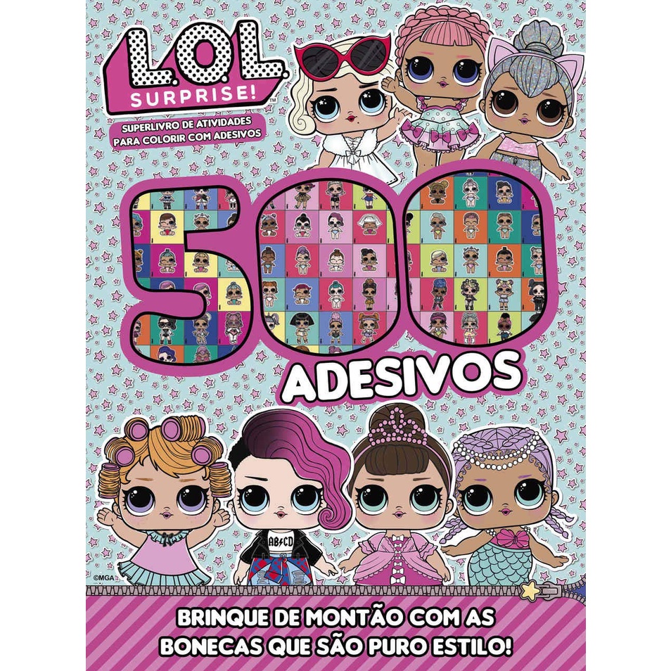 100 Desenhos Para Pintar E Colorir Bonecas Lol Surprise - Folha A4 Avulsa !  2 Desenhos Por Folha! - #0306