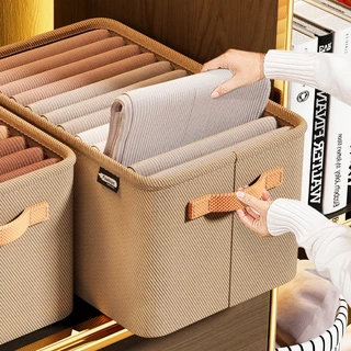 Nova Organizador de Guarda Roupa Caixa De Armazenamento De Roupas Organizadora De Aço Espessado