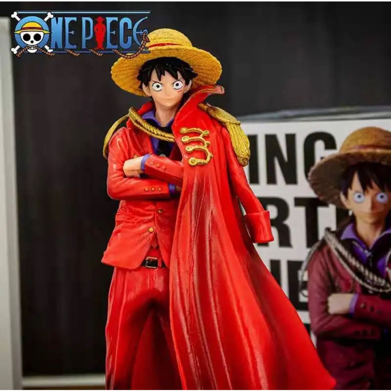 Boneco Luffy One Piece com Roupa do Rei | Shopee Brasil