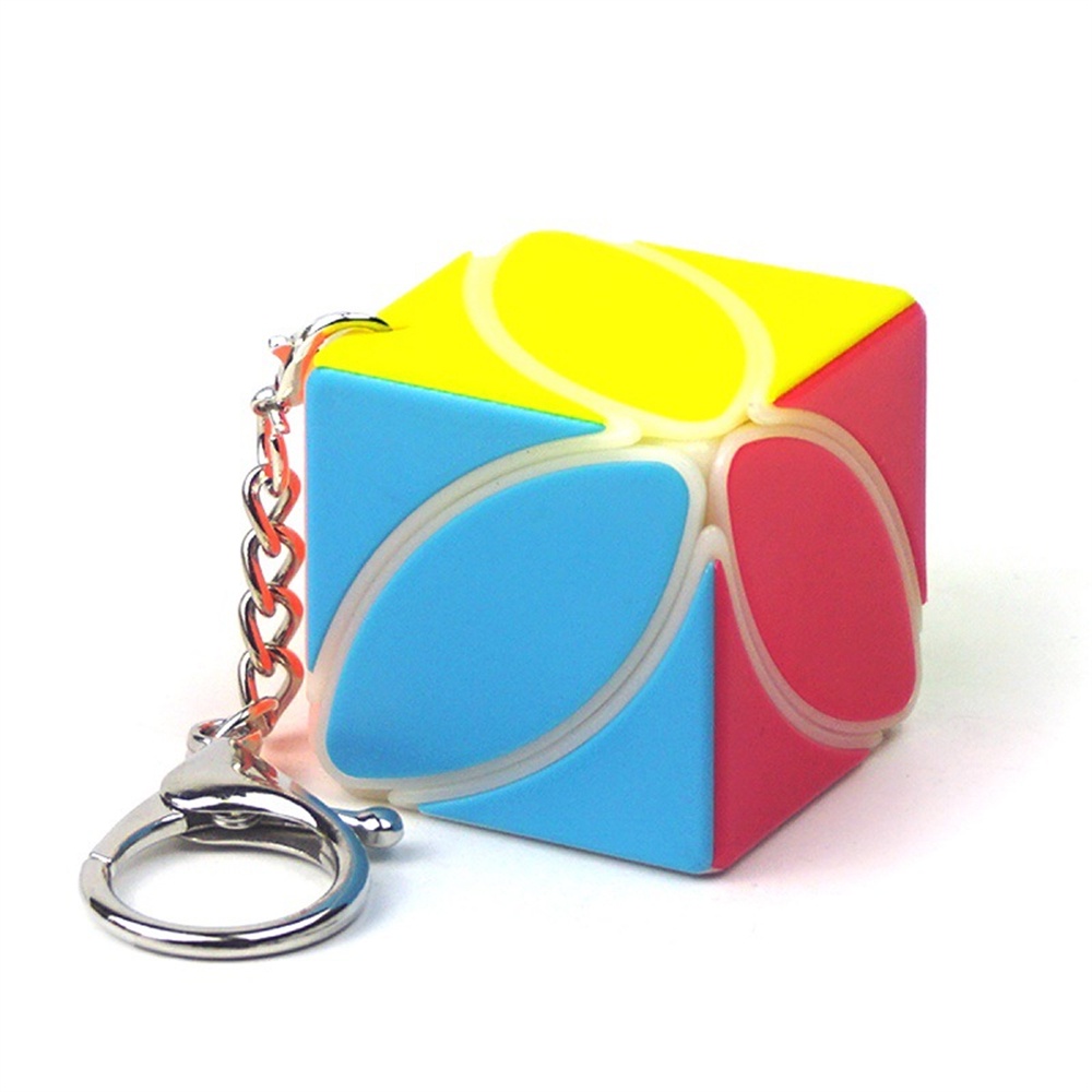 QiYi Keychain Set 2x2 3x3 Magic Cube Puzzle 2x2x2 3x3x3 Jelly