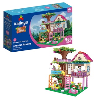 Blocos de Montar Encanto Casa na Árvore 560 Peças - Xalingo