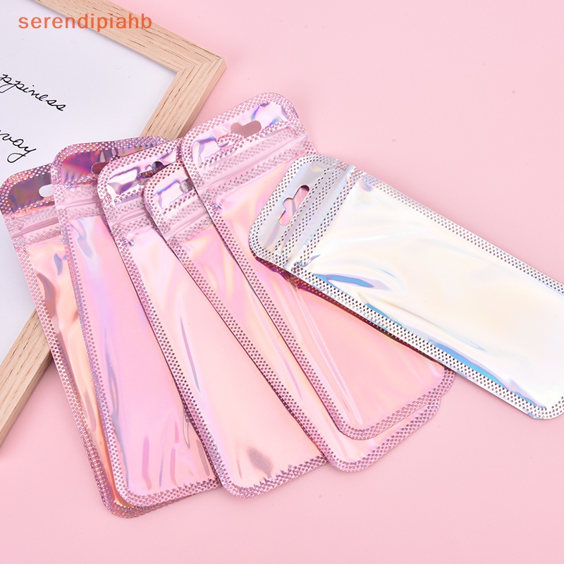 [serendipiahb] 50pcs 4 Estilos Saco De Embalagem A Laser Cosmético ...