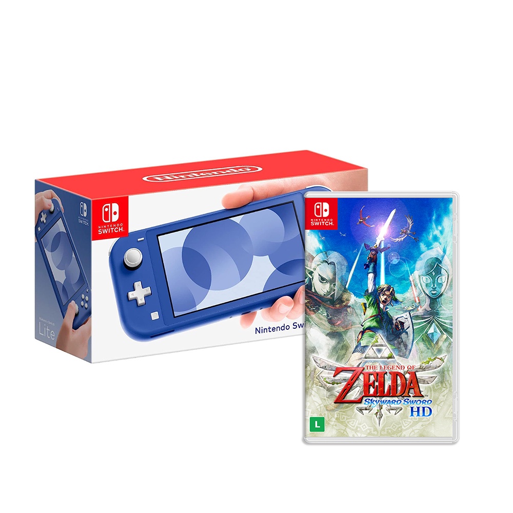 Console Nintendo Switch Lite Hyrule Edition Legend of Zelda