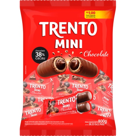 WAFER TRENTO MINI CHOCOLATE 91751 - PECCIN