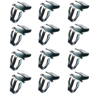 KIT 12 GRAMPOS FUSCA 57 A 96 FIXAÇÃO SUPERIOR FORRAÇÃO PORTA