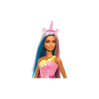 Barbie Unicórnio Fantasia Boneca com Chifre Rosa