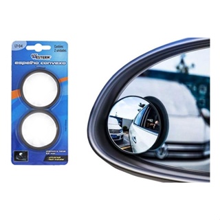 1pc espelho convexo retrovisor do carro 360 graus hd ponto cego