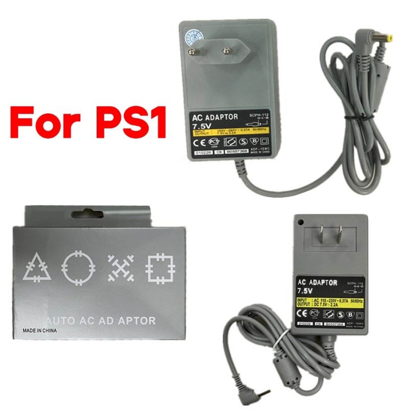 Fol 110-220V Adaptador De Fonte De Alimentação Ca Carregador De Console Para Peças De Jogos PS1