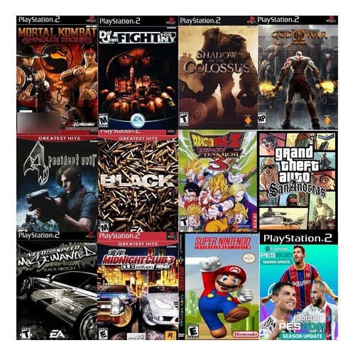 4 Jogos Ps2 Playstation 2 Escolha Da Lista Descrição Nov