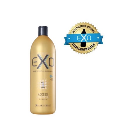 Shampoo EXO Hair Access Professional 1000ml | Shopee Brasil