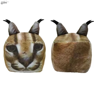 Rhine 19cm New Raise A Floppa Plush Toys Brinquedos De Pelúcia Fofinhos 3D Gato Quadrado Enorme