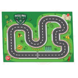 Brinquedo - Pista Quebra-Cabeça - C/Carrinho - 96 Peças