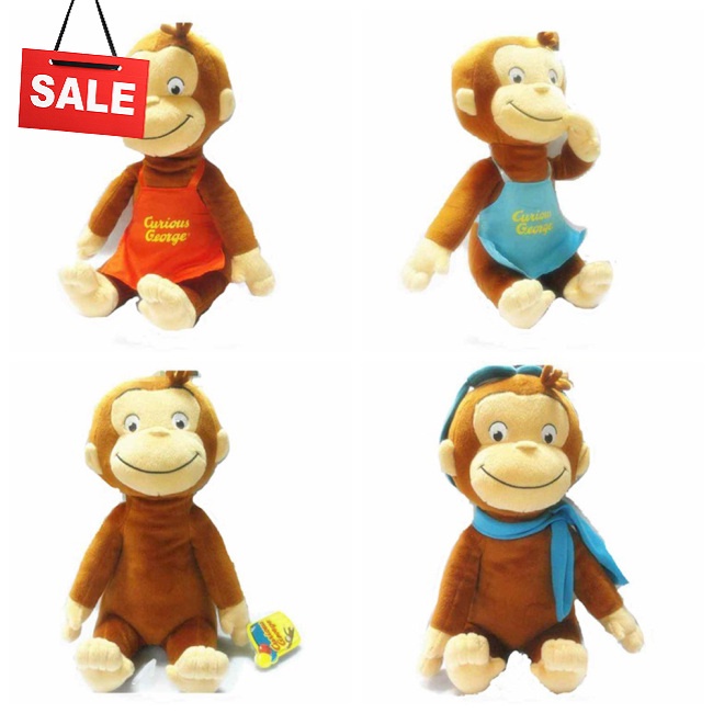 Curious george 2024 plush toys