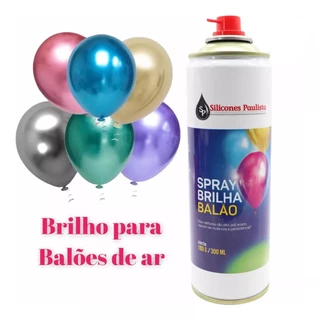 Brilho Balão Spray Bexiga Festa Buffet Festa 300ML Decoração Realça Cor do Balão