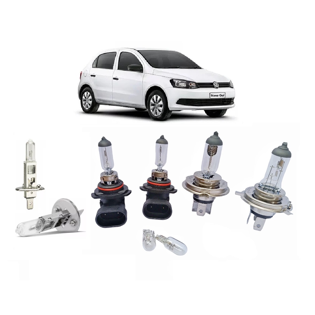 Lampada Farol Milha Luz Halogena Amarela Gol G5 | Shopee Brasil