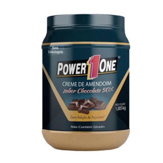 Creme De Amendoim Power1One Com Chocolate 50% - 1,005KG