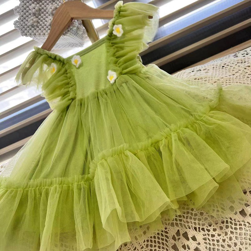 Fantasia Sereia  Vestir Sereia Portátil,Vestido Tutu para Meninas