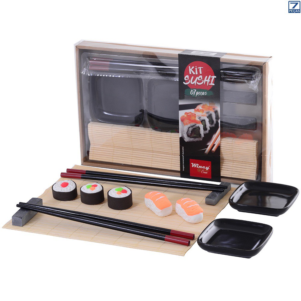 Kit Sushi - 7 Peças | Shopee Brasil