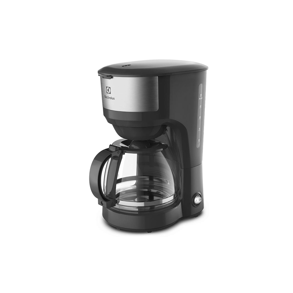 Cafeteira Elétrica Electrolux inox filtro permanente removivel capacidade  1,5L 38 xicaras função timer painel digital desligamento automatico ECM30