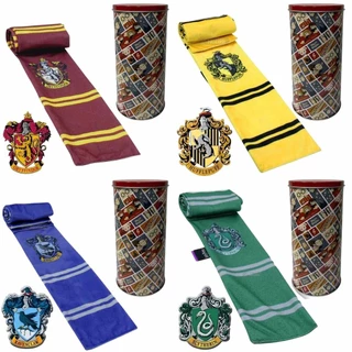 Cachecol Harry Potter Original - Zona Criativa - Embalagem Lata Hogwarts Presente