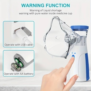 Nebulizador Portátil De Malha Inalador Para Crianças Adultas Mini Umidificador De Vapor Silencioso Ferramentas ZML9