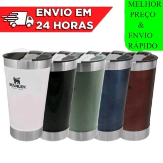 Copo térmico 473ml com tampa e abridor de Garrafa enviamos no mesmo dia