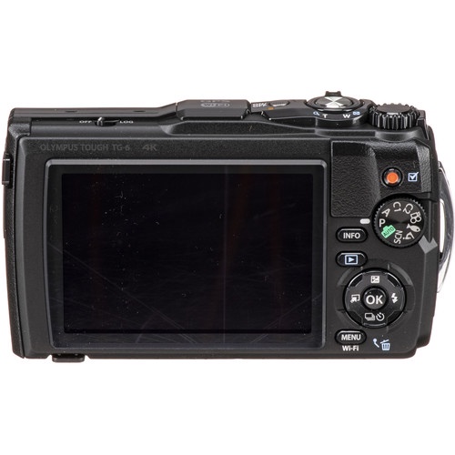 CÂMERA OLYMPUS TOUGH TG-6 WATERPROOF PRETA | Shopee Brasil