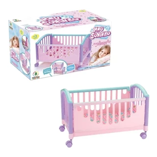 Berço Para Bonecas Bebe Reborn Caminha Para Boneca Meu Soninho Brinquedo Menina - Monte Líbano