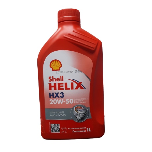 OLEO SHELL HELIX HX3 20W50 1 LITRO | Shopee Brasil