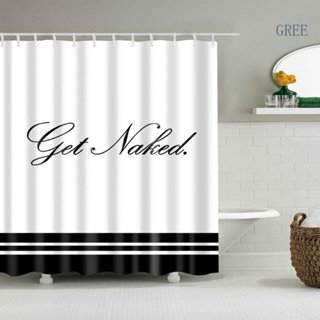 GREE Para Creative Get for Backgroud Polyester Cortina De Banho À Prova D